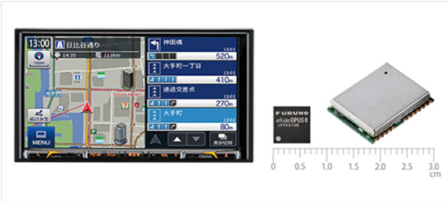 Clarion to Use Furuno’s DR/GNSS Module in Navigation System